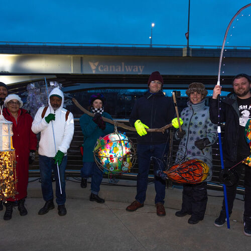 Our Professional Artists at the Towpath Trail Lantern Parade 2023