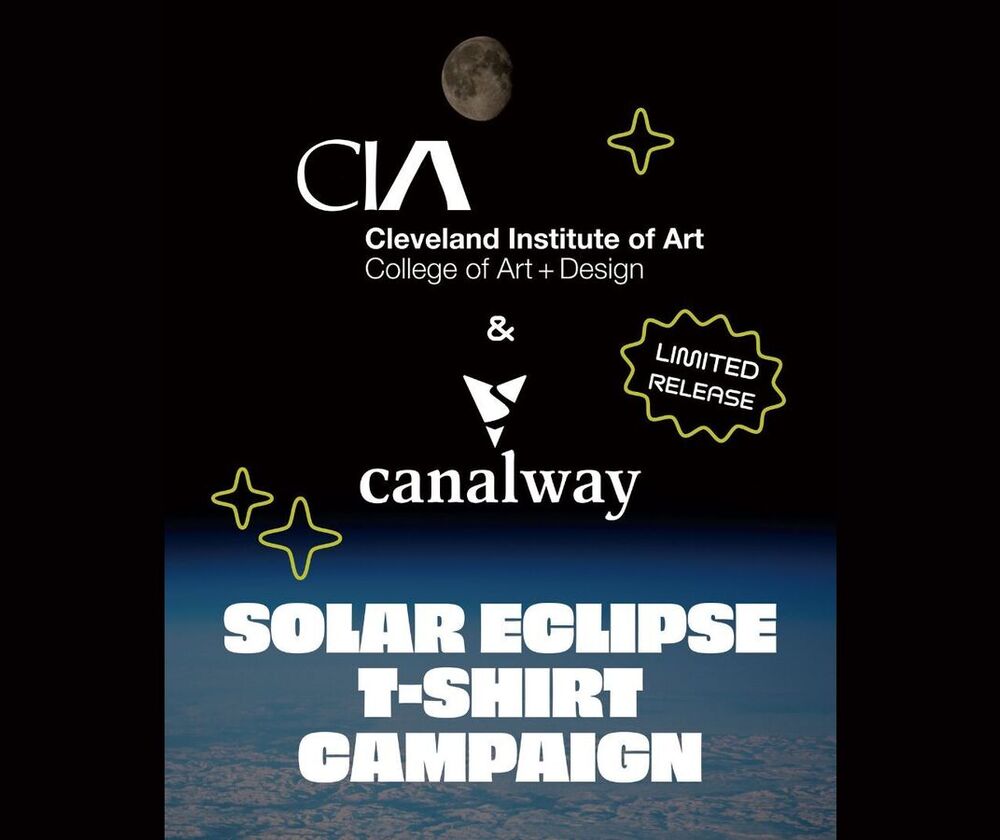 Canalway Launches Solar Eclipse T-shirt Collection Designed by Students at the Cleveland Institute of Art 